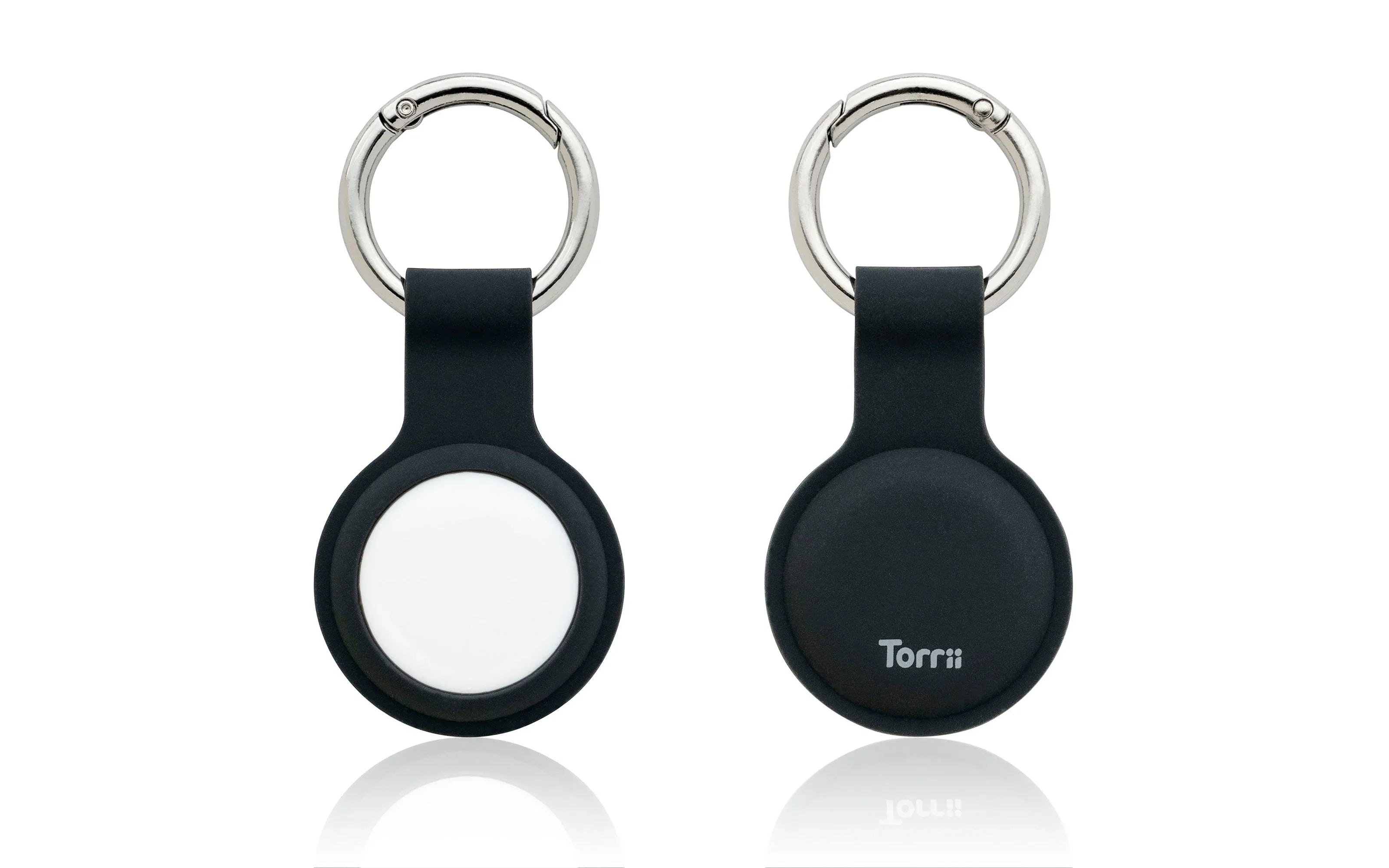 Torrii Bonjelly Silicone Key Ring For Apple Airtag - Black - Tashqila Torrii Bonjelly Silicone Key Ring For Apple Airtag - Black - Tashqila